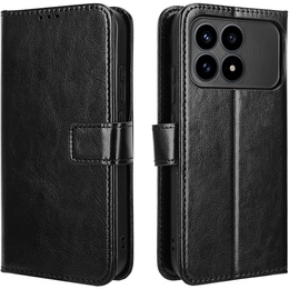 Crazy Horse Wallet flip tok Xiaomi Poco F8 Pro készülékhez
