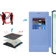 Pattintható tok a Samsung Galaxy S22 Ultra 5G, RFID Wallet MagSafe CamShield, kék