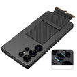 Telefontok a Samsung Galaxy S25 Ultra, GKK Strap Case, carbon fekete