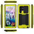 Páncélozott tok a Samsung Galaxy S23 Ultra, R-JUST CamShield Slide, sárga