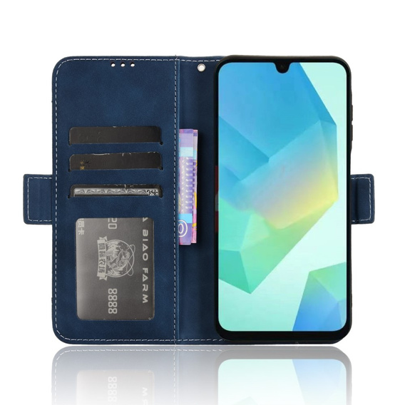 Pattintható tok a Samsung Galaxy A16, Card Slot, sötétkék