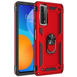 Páncélozott telefontok a Huawei P Smart 2021, Nox Case Ring, piros