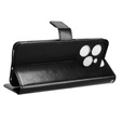 Pattintható tok a Infinix Hot 40i, Crazy Horse Wallet, fekete