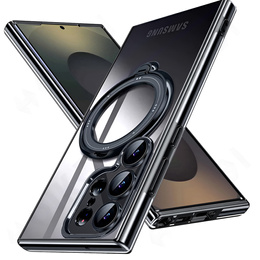 Mágneses tok Samsung Galaxy S25 Ultra készülékhez, MagSafe, fekete