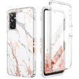 Telefontok a Samsung Galaxy A14 4G/5G, Suritch Full Body Marble, fehér