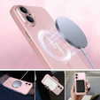 Tok iPhone 16-hoz, ColorMag, MagSafe-hoz, rózsaszín