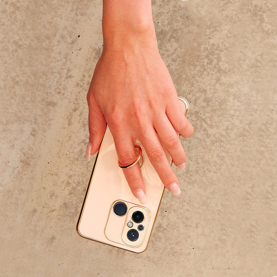 Telefontok a Xiaomi Redmi 12C, Electro Ring, rózsaszín rose gold