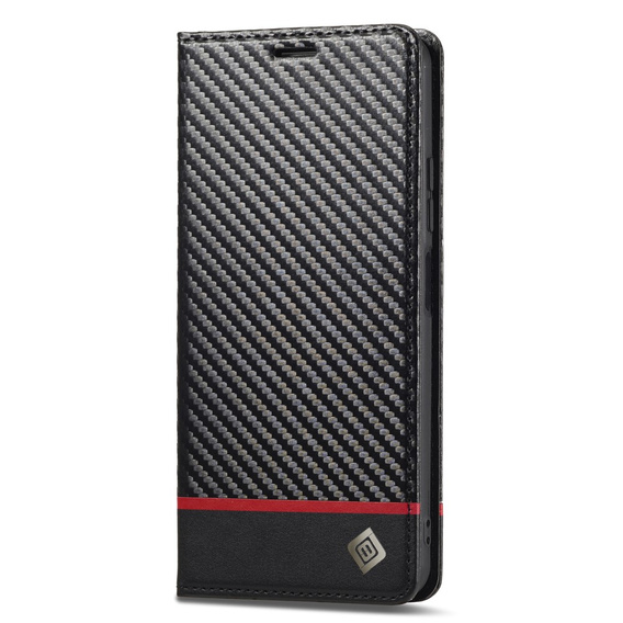 Pattintható tok a Xiaomi Redmi Note 13 Pro 5G, Carbon LC.IMEEKE, fekete
