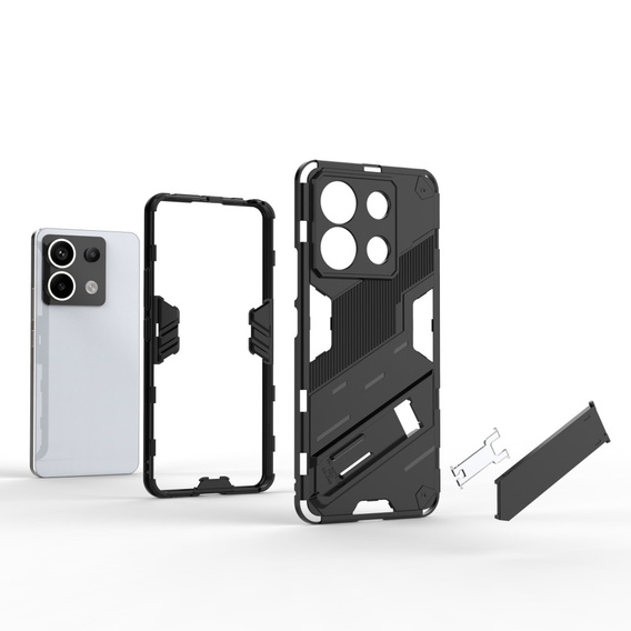 Tok Xiaomi Redmi Note 13 Pro 5G, Military kickstand, fekete