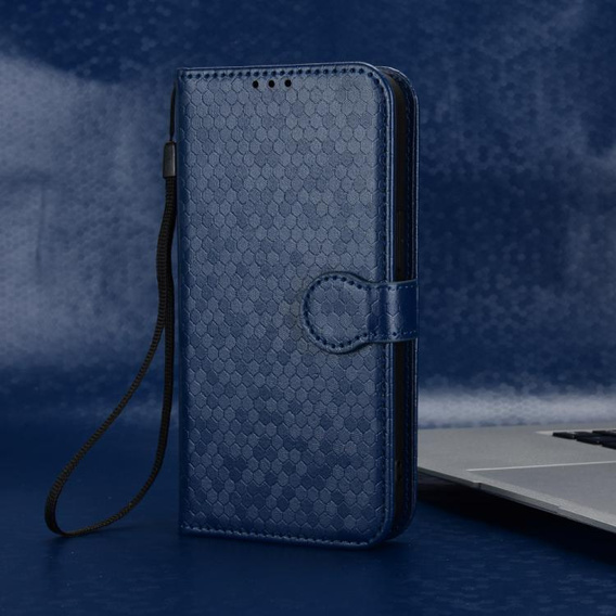 Flap tok Xiaomi Redmi 15C 4G/LTE, Wallet Rhombus, kék