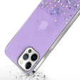 Telefontok a iPhone 13 Pro, Glittery, lila
