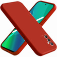 Telefontok a Samsung Galaxy M52 5G, Silicone Lite, piros
