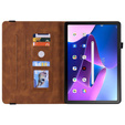 Tok Lenovo Tab M10 Plus 10.6 Gen 3 TB-125F TB-128F, Butterfly, barna