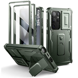 Páncélozott tok a Samsung Galaxy S24 Ultra, Dexnor Full Body (Two Frames), zöld