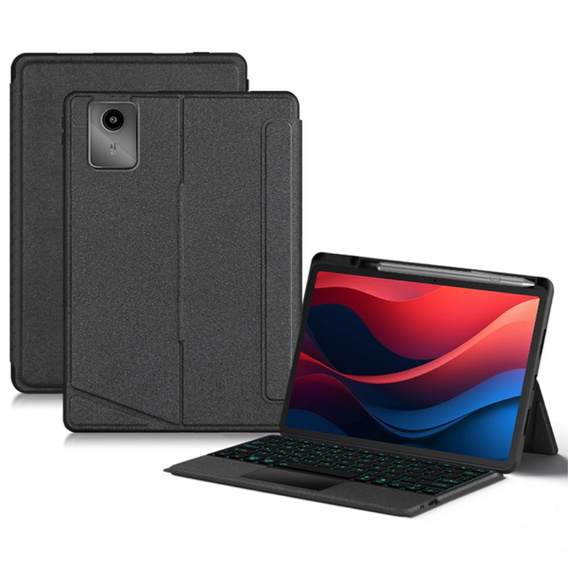 Tok + billentyűzet Lenovo Tab M11, fekete