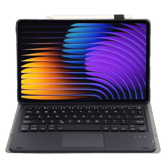 Billentyűzethüvely a Xiaomi Pad 7 / 7 Pro, TouchPad, fekete színű