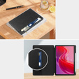Tok Lenovo Tab M11, Business Card and Pen Slotl, fekete