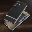 Telefontok a Samsung Galaxy S25 Ultra, GKK Woven Leather, fekete