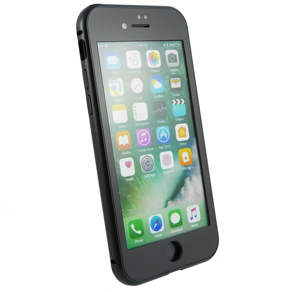 Tok iPhone 7/8/SE 2020/SE 2022, Magnetic Dual Glass, fekete