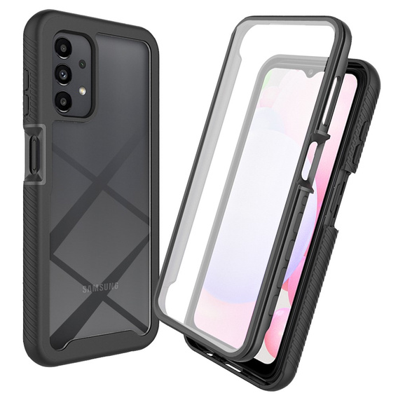 Tok Samsung Galaxy A13 4G készülékhez, Shockproof, fóliával, kék