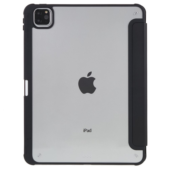 Tok iPad Pro 12.9" 2022/2021/2020 (6/5/4 gen.), Smartcase Hybrid, tolltartó résszel, fekete