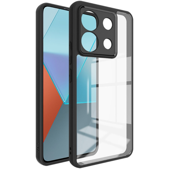 IMAK tok Xiaomi Redmi Note 13 Pro 5G, UX-9A Series, átlátszó / fekete