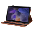 Tok Samsung Galaxy Tab A8 10.5 SM-X200 SM-X205, Classic, tolltartóval, barna