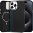 Tok iPhone 15 Pro, Carbon Fiber MagSafe, fekete / kék