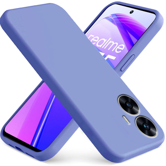 Telefontok a Realme C55, Silicone Lite, lila