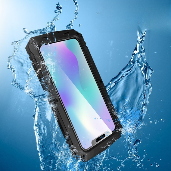 Páncélozott tok a iPhone 11, R-JUST, fekete