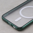 Magnetic Dual Glass MagSafe tok Samsung Galaxy S23, zöld