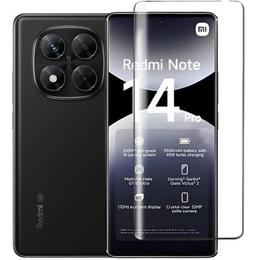 3D edzett üveg Xiaomi Redmi Note 14 Pro készülékhez, fekete keret