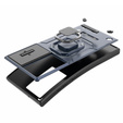 Telefontok a Samsung Galaxy S24 Ultra, KickStand Camera Lens, fekete