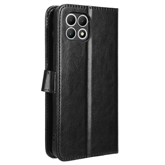 Pattintható tok a T Phone 2 5G, Crazy Horse Wallet, fekete