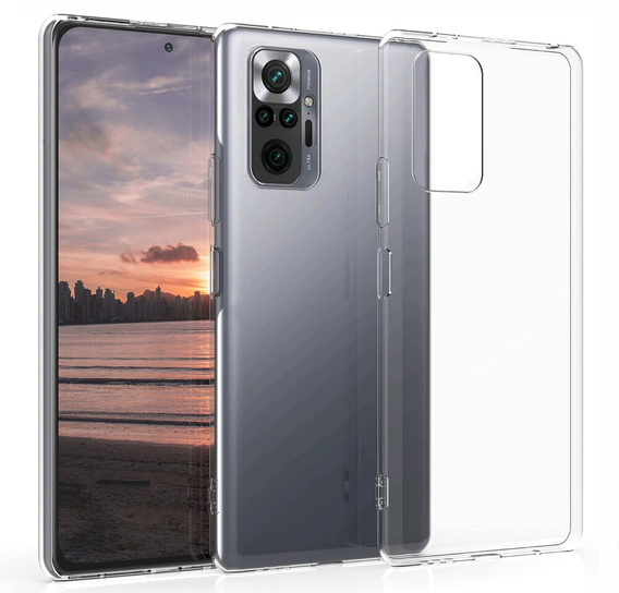 Vékony tok a Xiaomi Redmi Note 10 Pro, Slim, átlátszó