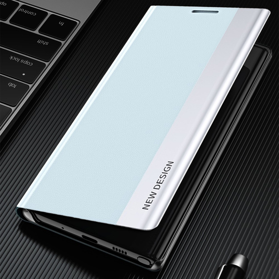 Pattintható tok a Samsung Galaxy A33 5G, Side Magnetic, világoskék
