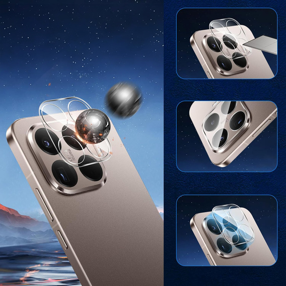 2x ERBORD edzett üveg Xiaomi 15T kamerához