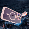 Tok iPhone 15 Pro, ERBORD Impact Guard, MagSafe, rózsaszín
