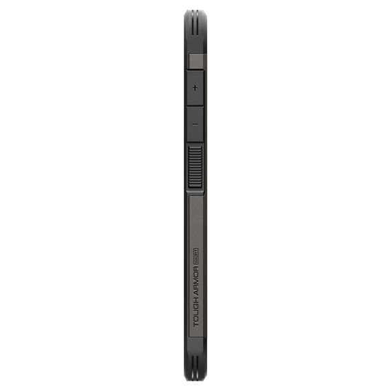 Spigen Tough Armor Mag Gunmetal tok Samsung Galaxy S25-hez