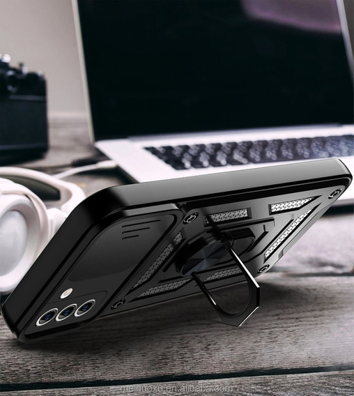 Telefontok a Samsung Galaxy S21, CamShield Slide, fekete