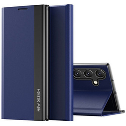 Pattintható tok a Samsung Galaxy A35 5G, Side Magnetic, sötétkék