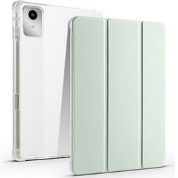 Tok Lenovo Tab M11, Smartcase Hybrid, tolltartó résszel, világoszöld