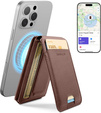 Mágneses pénztárca helymeghatározással, NFC-vel és bölcsővel iPhone 16 Pro készülékhez
