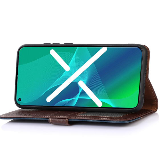 Pattintható tok a Samsung Galaxy S22+ Plus 5G, KHAZNEH RFID, kék