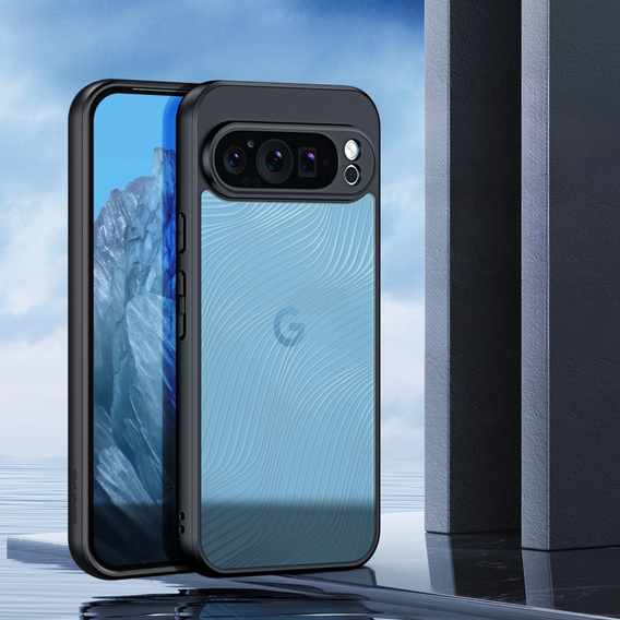DuxDucis tok Google Pixel 9 Pro XL, Aimo case, átlátszó / fekete