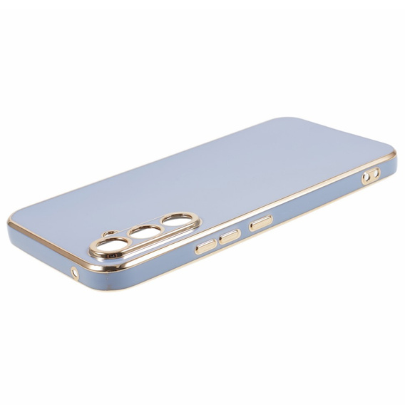 Tojás Samsung Galaxy A25 5G, Glamour CamShield, kék + 9H üveg