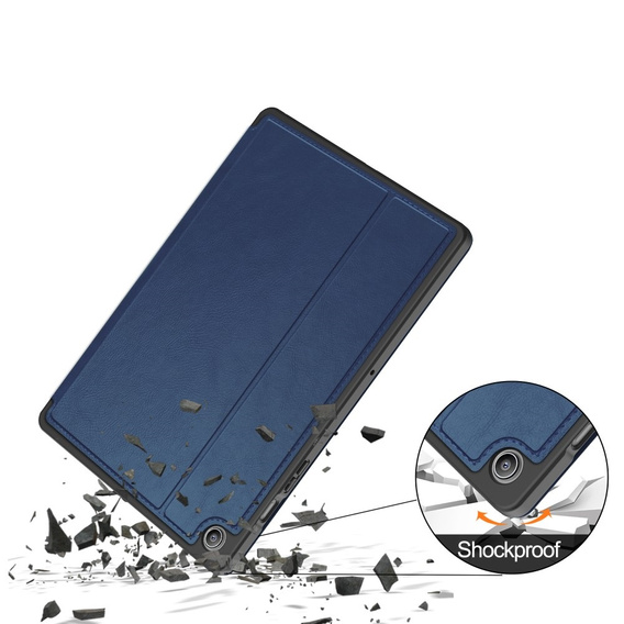 Tok Samsung Galaxy Tab S10 Lite / S10 FE / S9 FE, Business Card and Pen Slotl, kék