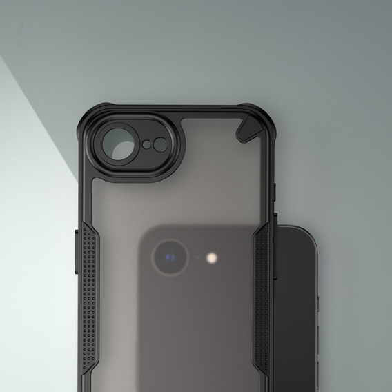 Telefontok a Iphone 16E, Armor Frosted Case, fekete