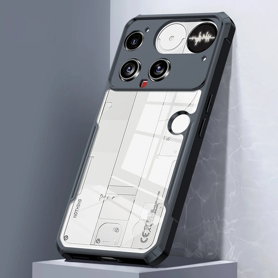 Telefontok a Nothing Phone 3 5G, AntiDrop Hybrid, fekete