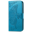 Pattintható tok a Realme 10 4G, Butterfly, kék